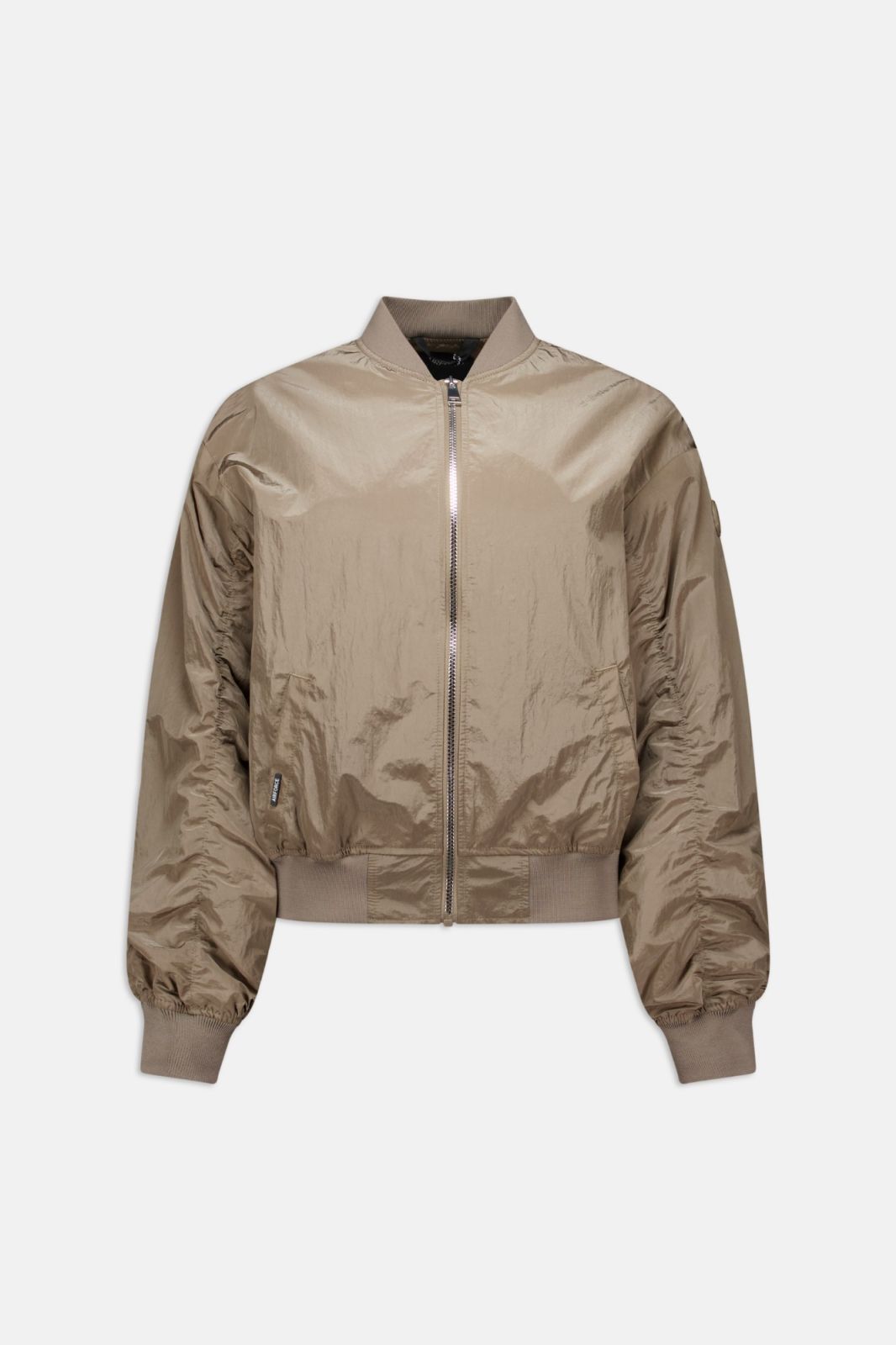 WAXED CRINKLE JACKET BOMBER