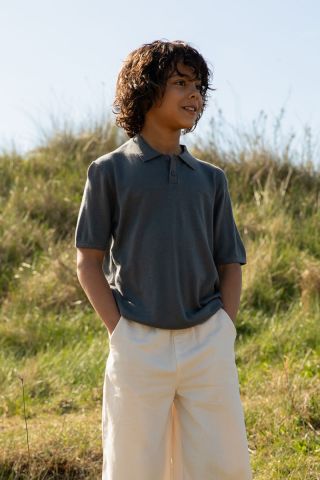 KNITTED POLO SHIRT