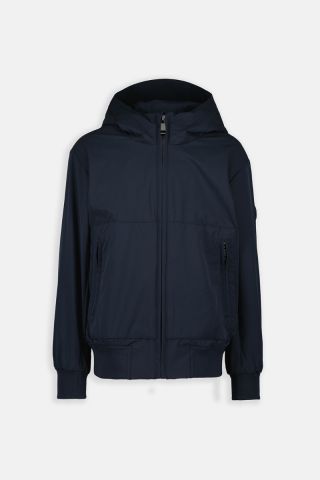 HOODED FOUR-WAY STRETCH JACKET