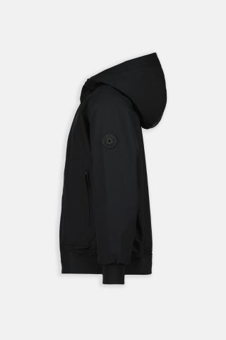 HOODED FOUR-WAY STRETCH JACKET