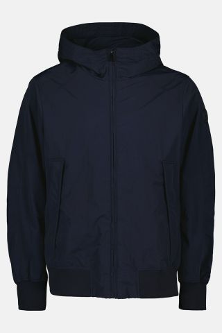 HOODED CRINKLE JACKET