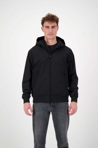 HOODED FOUR-WAY STRETCH JACKET