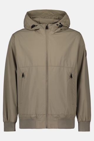 HOODED FOUR-WAY STRETCH JACKET