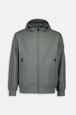 HOODED FOUR-WAY STRETCH JACKET