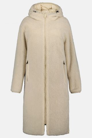 LONG REVERSIBLE TEDDY JACKET