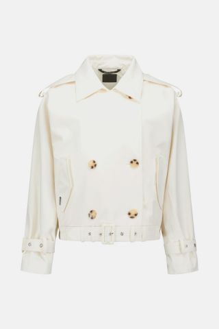 CROPPED TRENCHCOAT