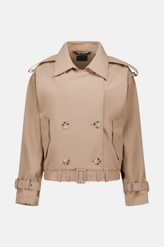 CROPPED TRENCHCOAT
