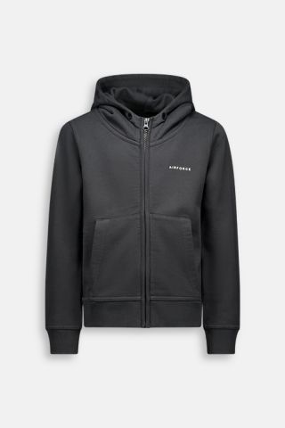 BASIC HOODED ZIP VEST