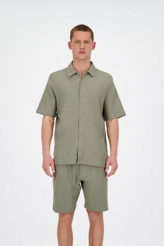 WOVEN SHORT SLEEVE SHIRT