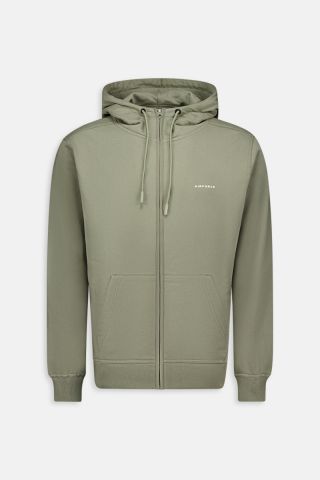 BASIC HOODED ZIP VEST