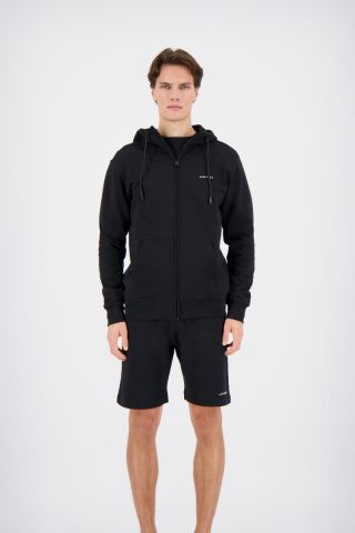 BASIC HOODED ZIP VEST