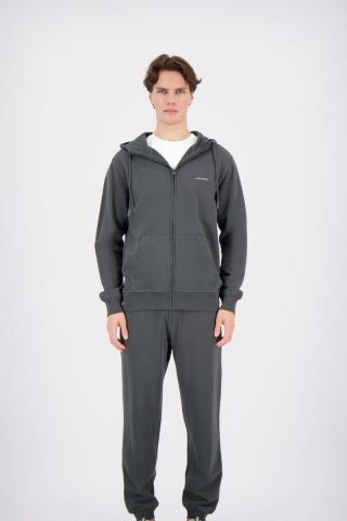 BASIC HOODED ZIP VEST