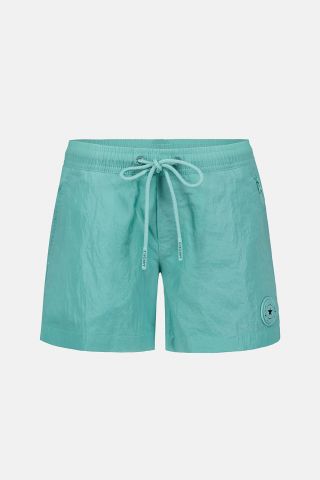 WAXED CRINKLE FABRIC SWIMSHORT