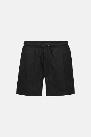 WAXED CRINKLE FABRIC SWIMSHORT