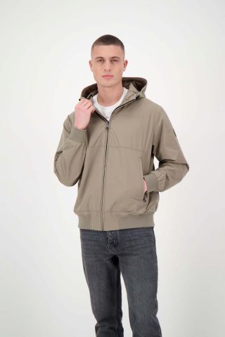 HOODED FOUR-WAY STRETCH JACKET