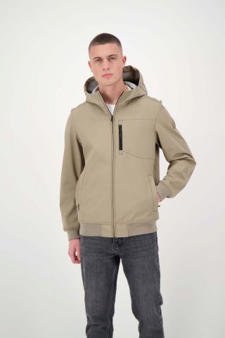 HOODED JACKET SOFTHELL CONTRAST STIT