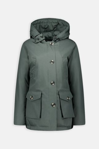 4 POCKET PARKA HERRINGBONE