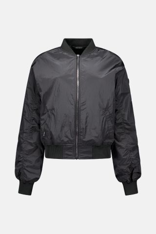 WAXED CRINCKLE JACKET BOMBER