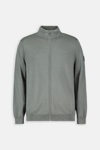 KNITWEAR ZIP VEST