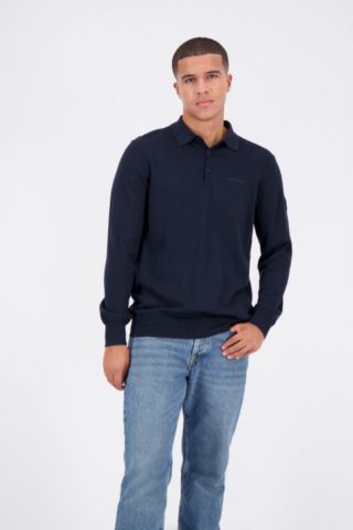 KNITWEAR POLO LONGSLEEVE