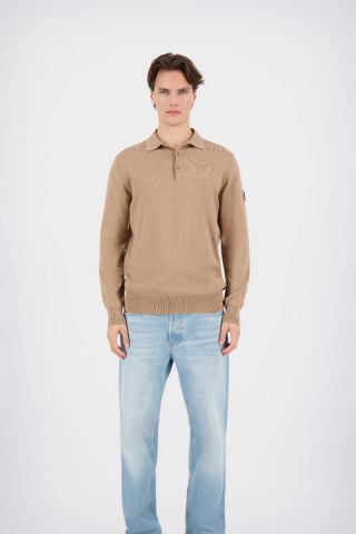 KNITWEAR LONGSLEEVE POLO 