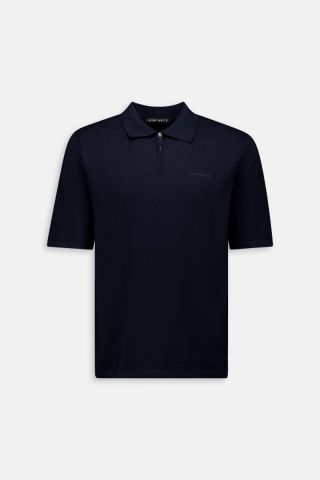 KNITTED POLO ZIP