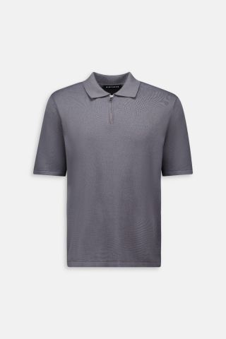KNITTED POLO ZIP