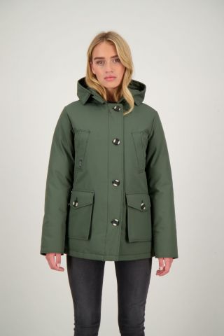 4 POCKET PARKA HERRINGBONE