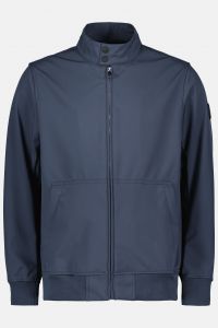 SOFTSHELL JACKET SILVER ZIP