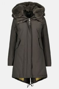 DOUBLE ZIP FISHTAIL PARKA