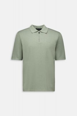 KNITTED POLO ZIP
