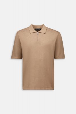KNITTED POLO ZIP