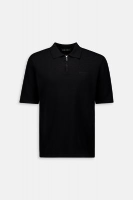 KNITTED POLO ZIP