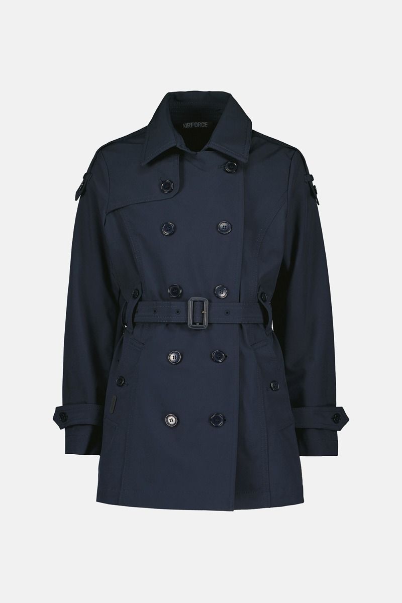 Air force blues trench coat deals