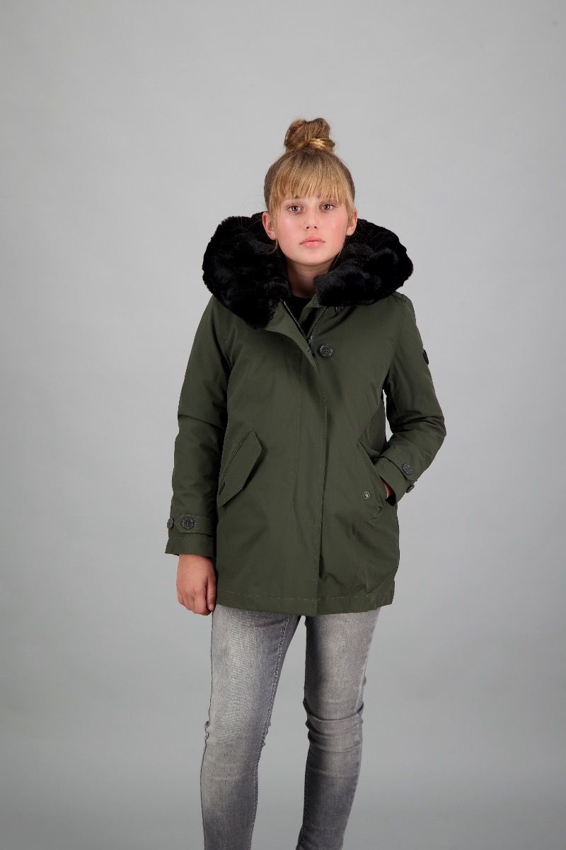 Airforce short teddy parka on sale