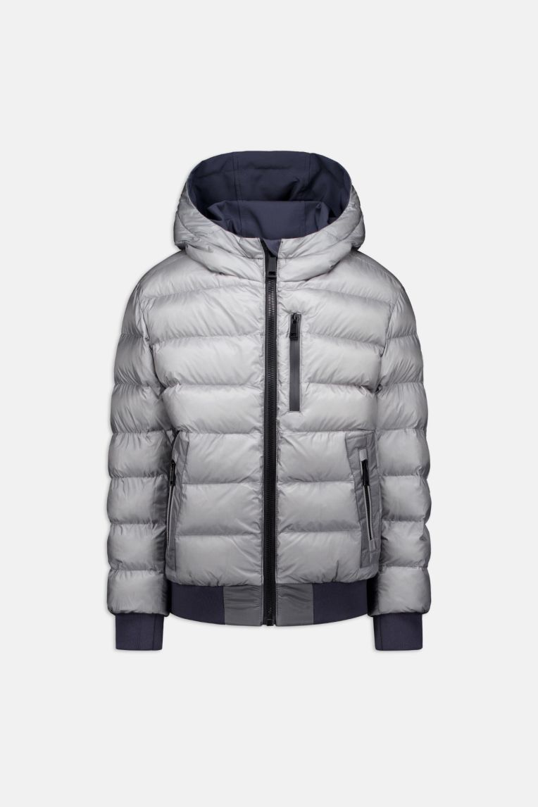 HOODED REVERSIBLE JACKET