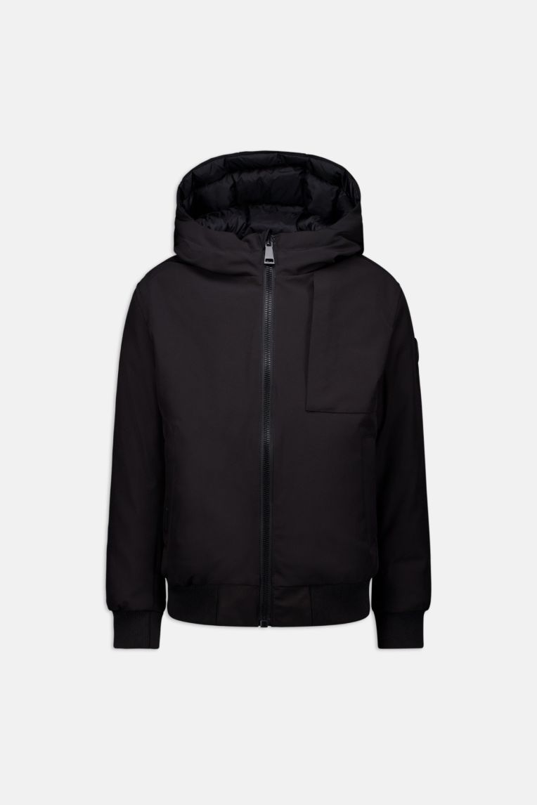 HOODED REVERSIBLE JACKET