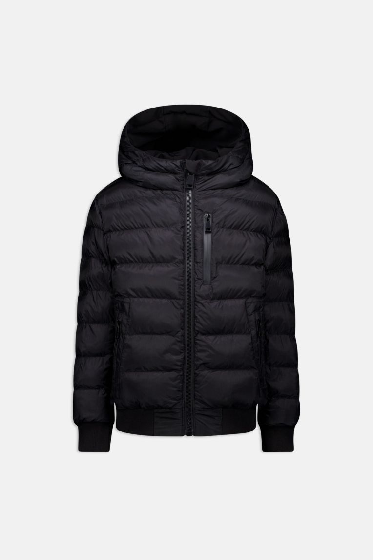 HOODED REVERSIBLE JACKET