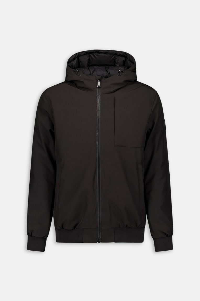 HOODED REVERSIBLE JACKET