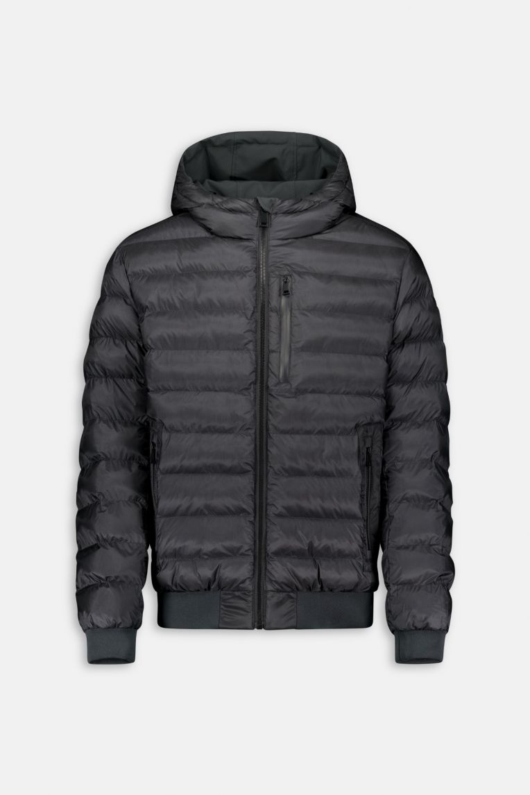 HOODED REVERSIBLE JACKET