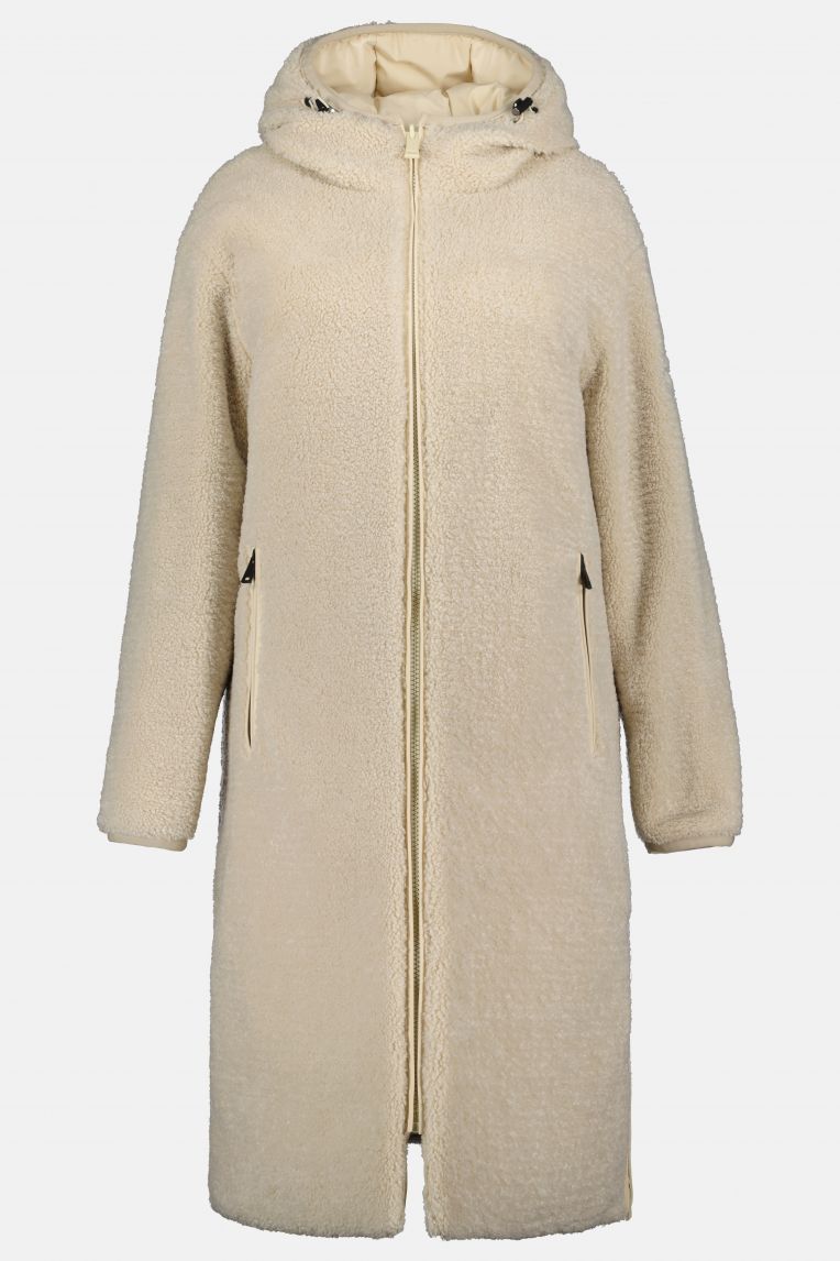 LONG REVERSIBLE TEDDY JACKET