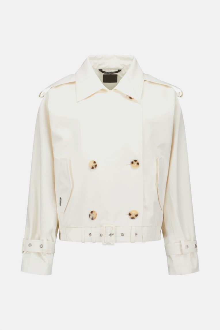 CROPPED TRENCHCOAT