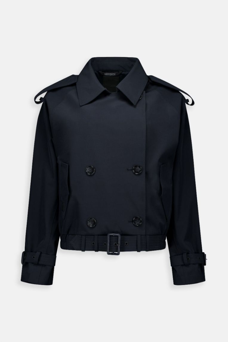 CROPPED TRENCHCOAT