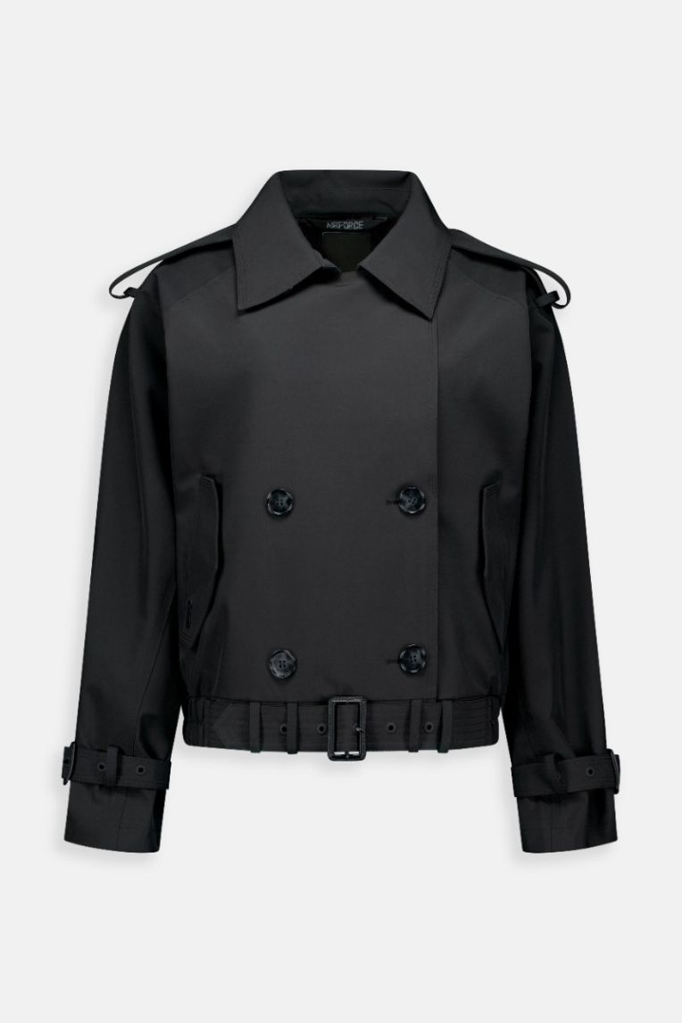CROPPED TRENCHCOAT