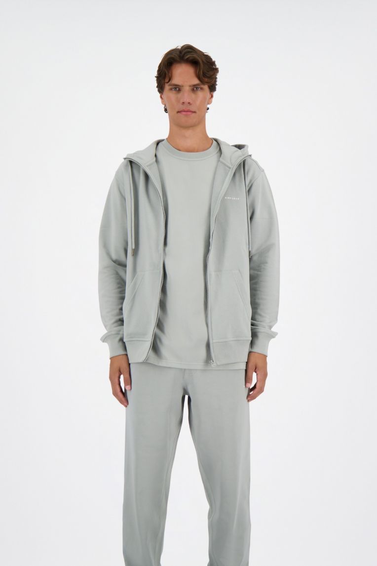 BASIC HOODED ZIP VEST