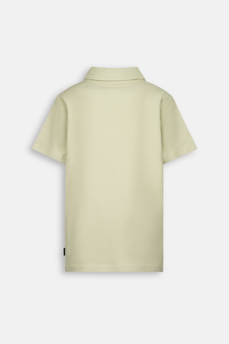 WOVEN POLO SHIRT