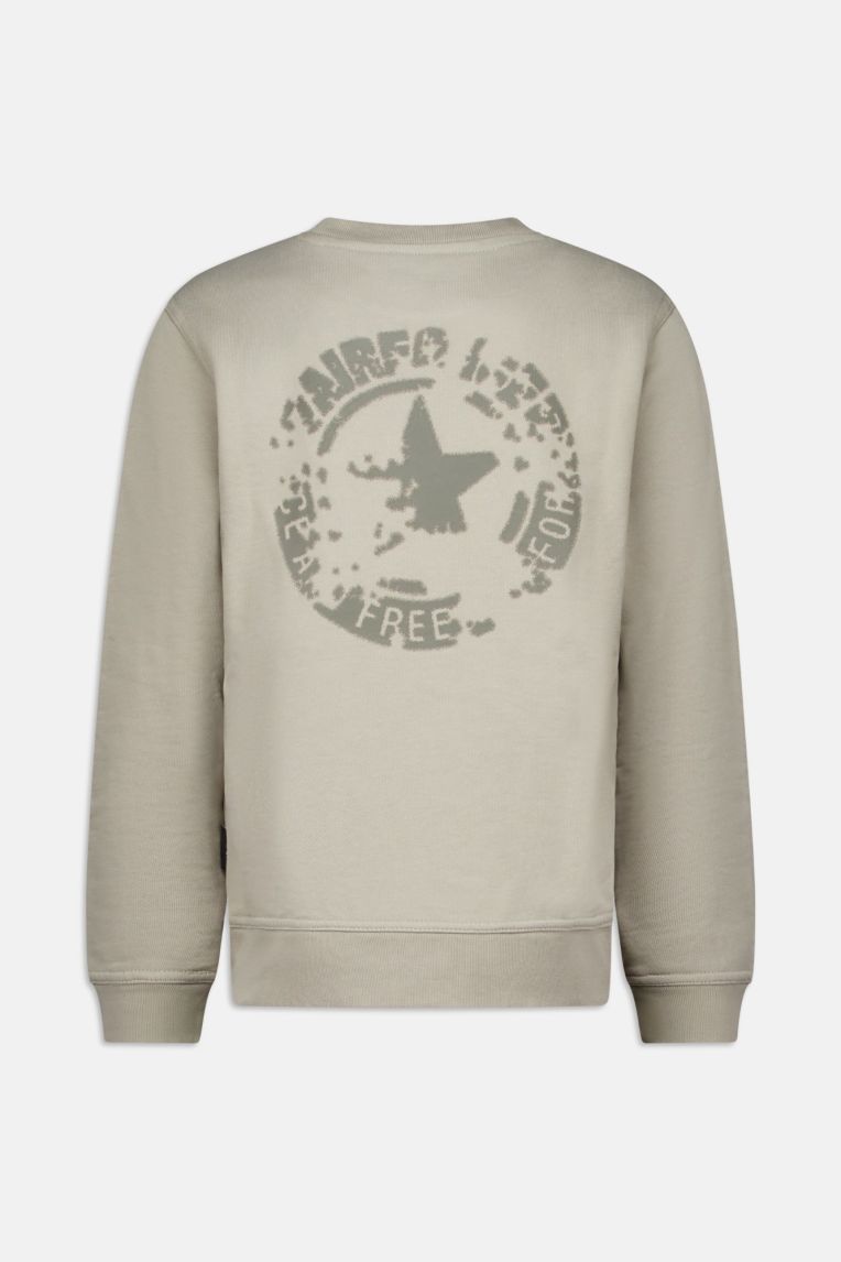 FADED ROUND SWEATER