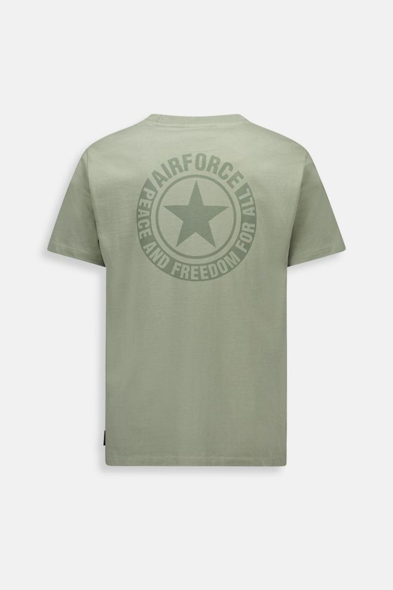 AIRFORCE WORING/ LOGO T-SHIRT