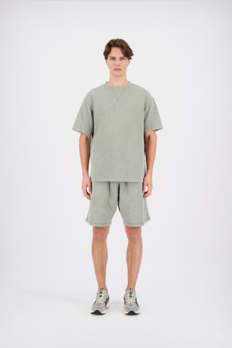 DYED SHORT SWEAT PANTS