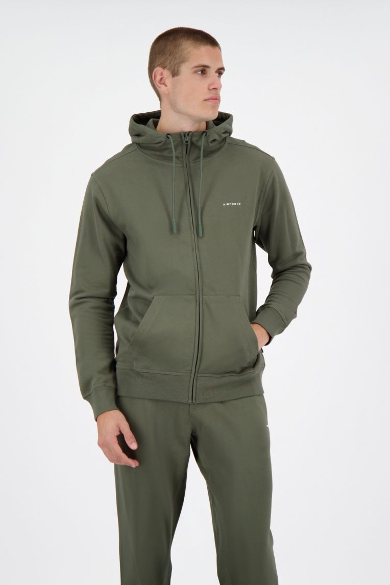 BASIC HOODED ZIP VEST
